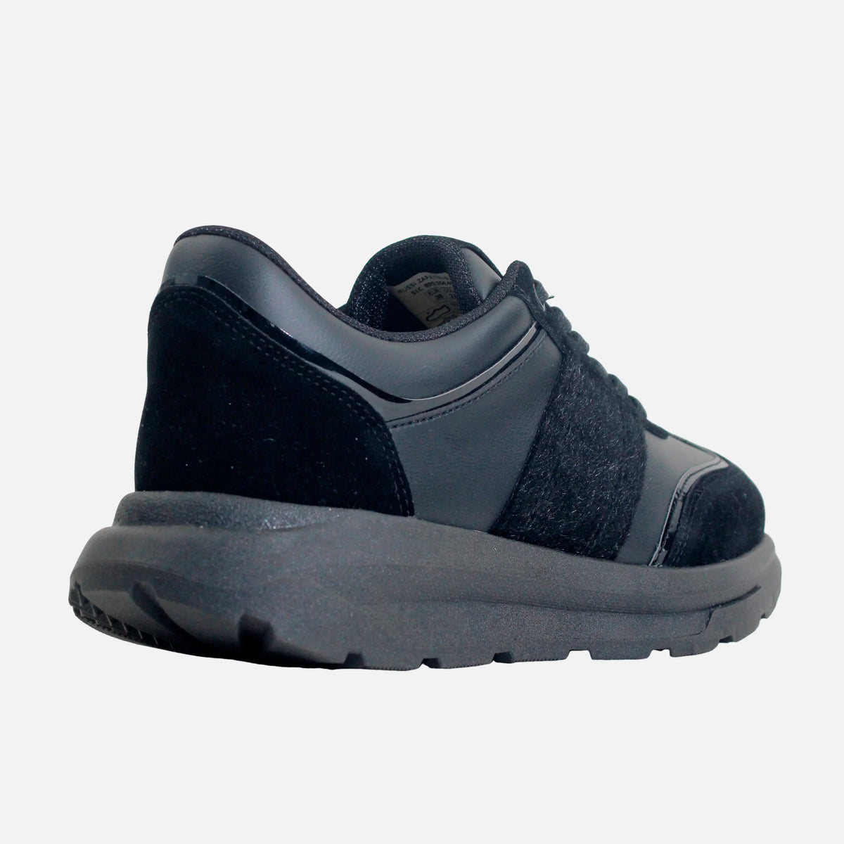 Tenis con plataforma laurel de sintético para mujer - Negro