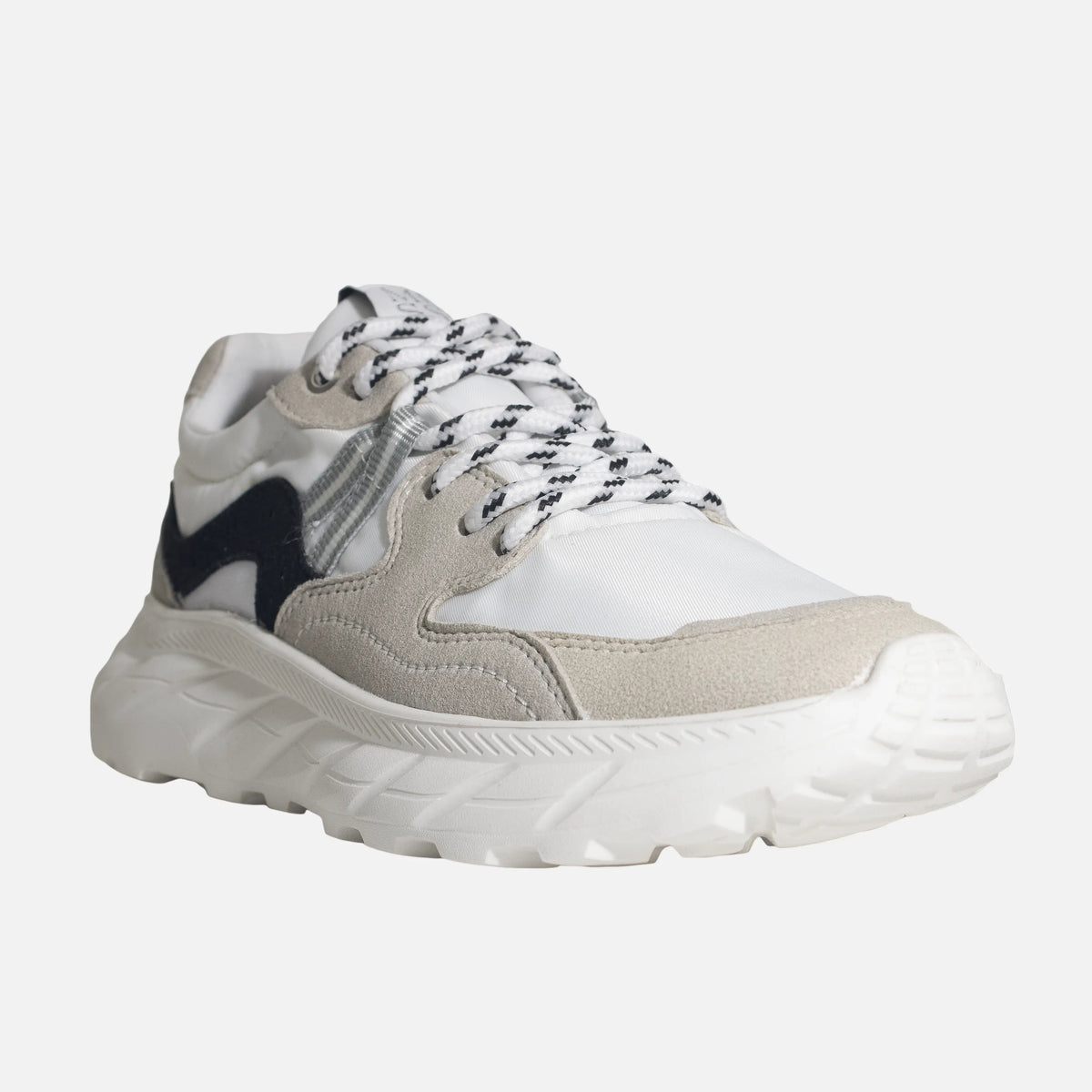 Tenis con plataforma iraia de sintético para mujer - Blanco