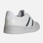 Tenis con plataforma jaral de cuero para mujer - Blanco