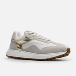 Tenis con plataforma camelia de sintético para mujer - Beige