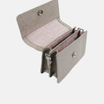 Bolso manos libres mirak de cuero para mujer - Gris