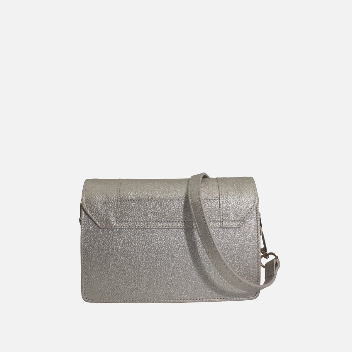 Bolso manos libres mirak de cuero para mujer - Oro