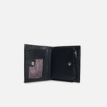 Billetera niebla de cuero para mujer - Negro