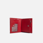 Billetera niebla de cuero para mujer - Rojo