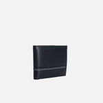 Billetera breiner de cuero para hombre - Negro