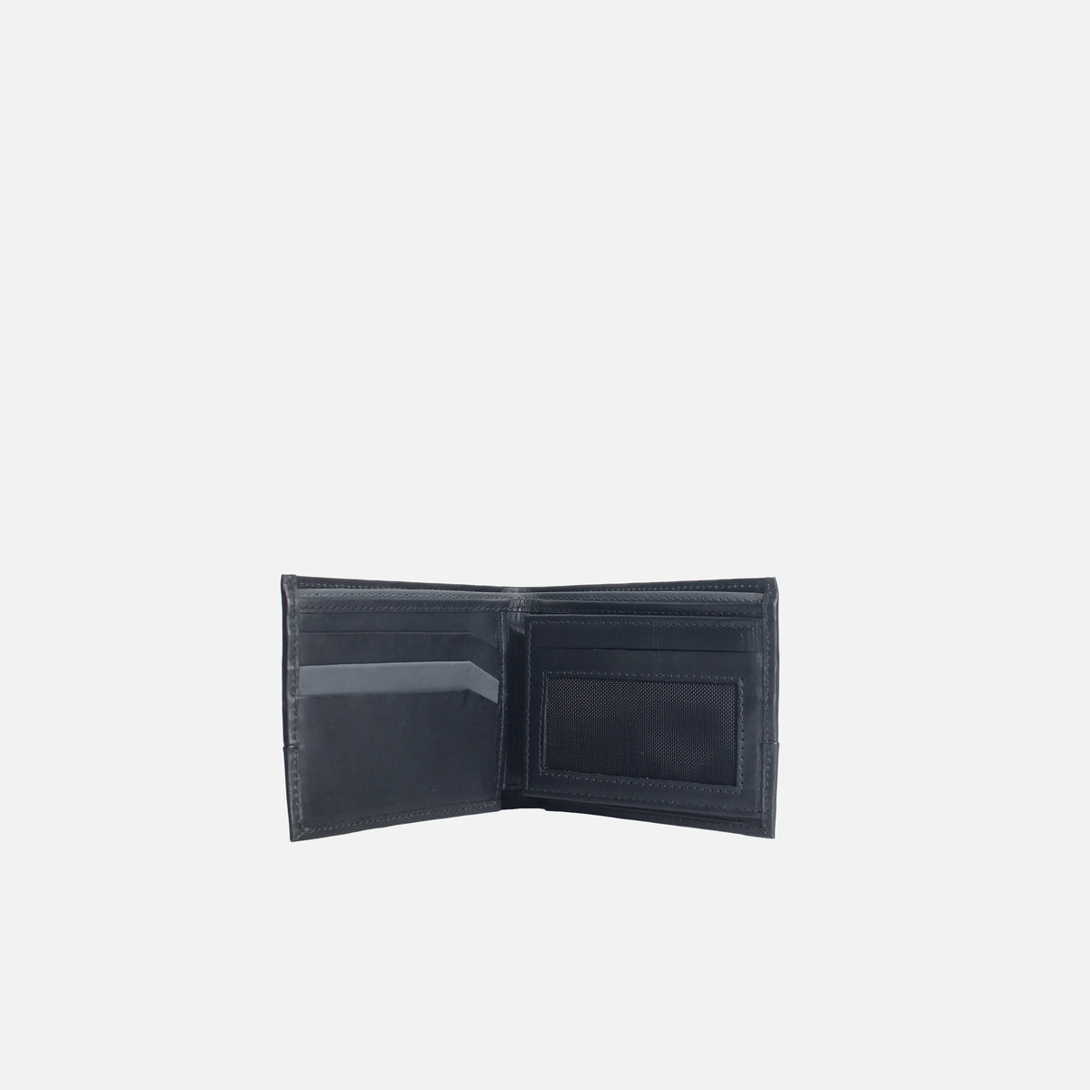 Billetera breiner de cuero para hombre - Negro