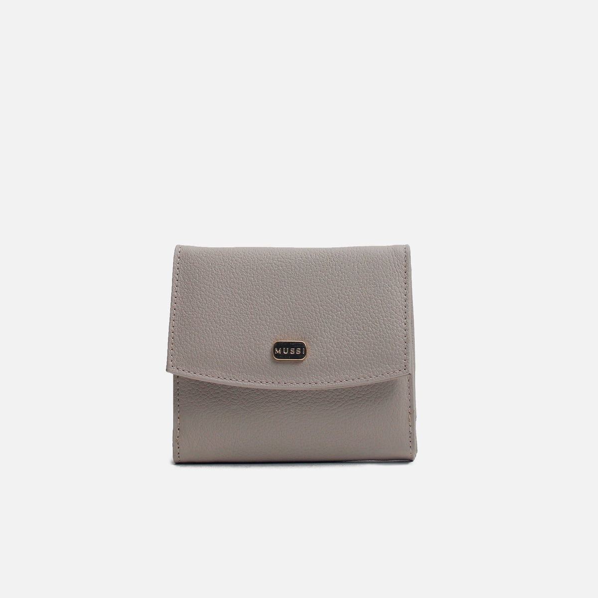 Billetera kaia de cuero para mujer - Gris