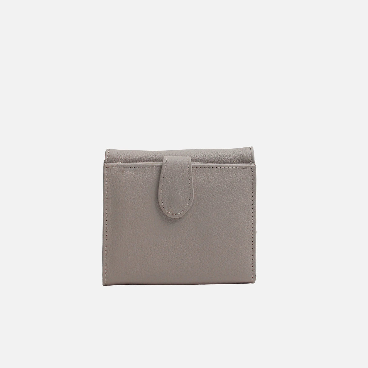 Billetera kaia de cuero para mujer - Gris