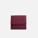 Billetera kaia de cuero para mujer - Rojo