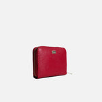 Billetera danae de cuero para mujer - Rojo