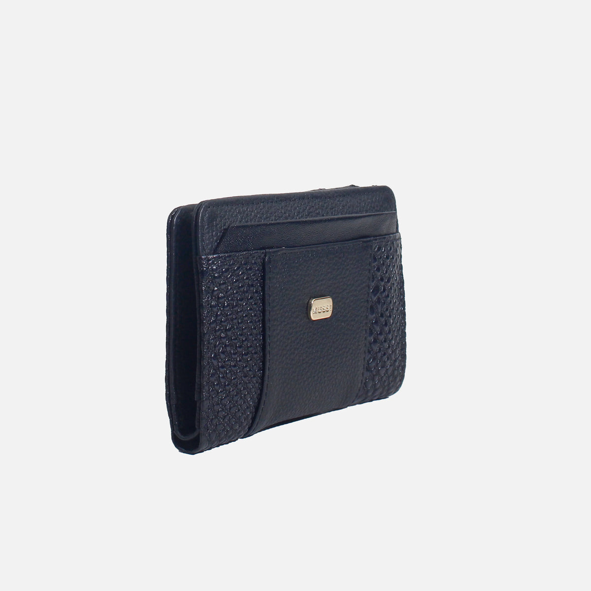 Billetera hellen de cuero para mujer - Negro