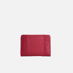 Billetera hellen de cuero para mujer - Rojo