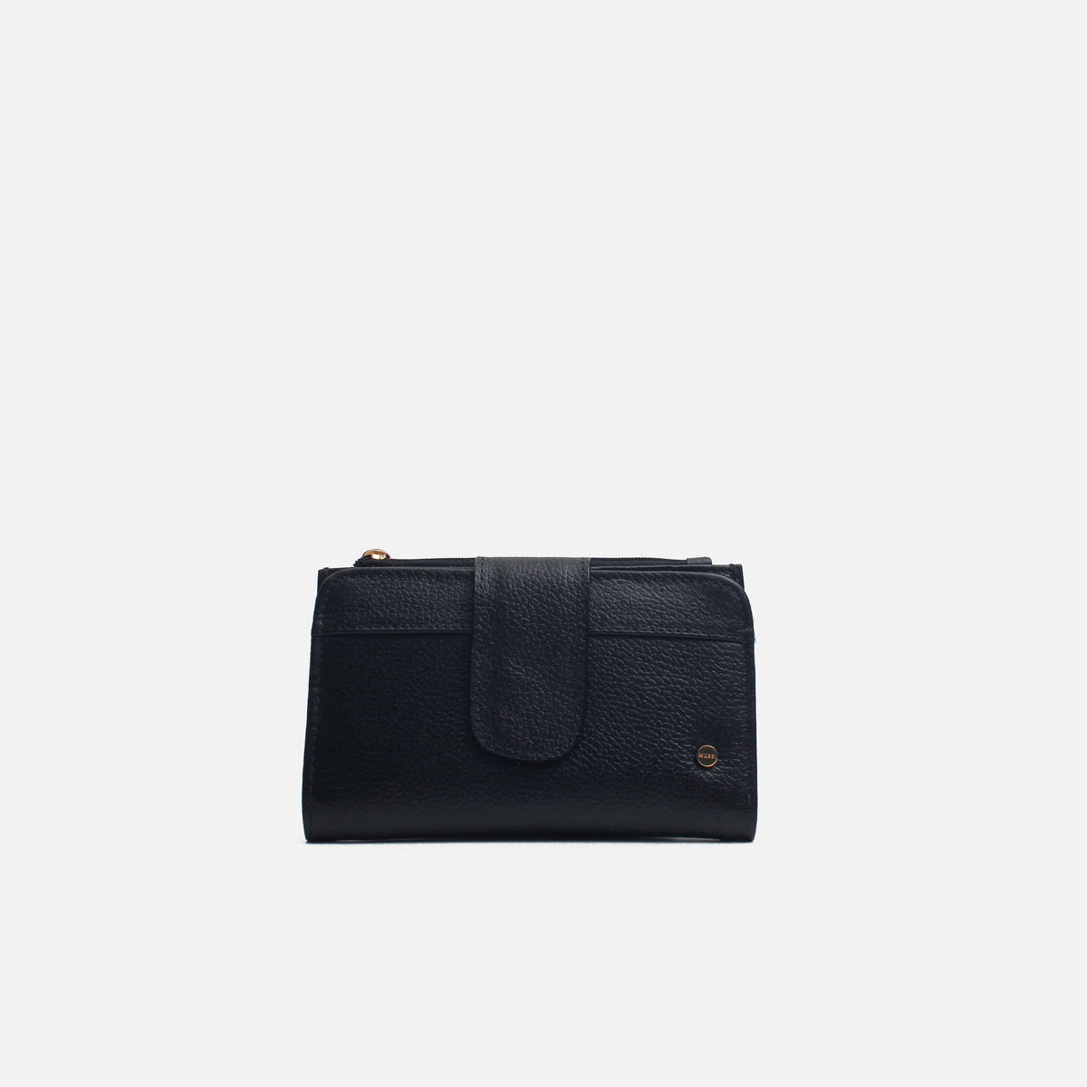 Billetera gala de cuero para mujer - Negro