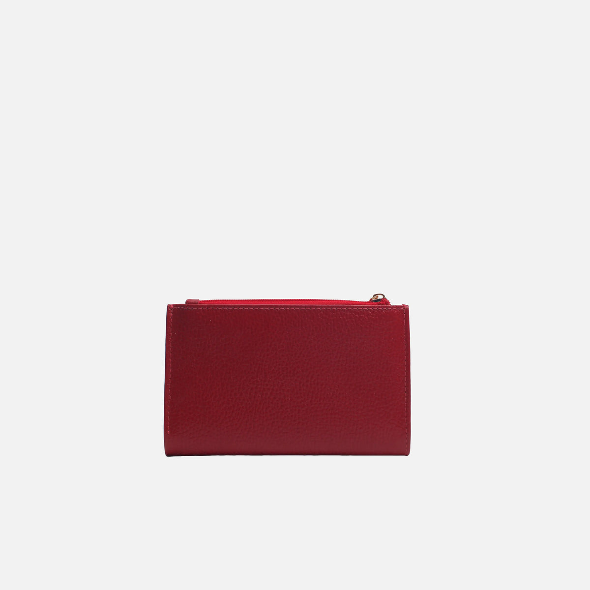 Billetera gala de cuero para mujer - Rojo