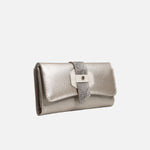 Billetera ilen de cuero para mujer - Almendra