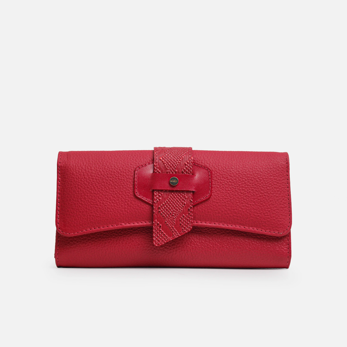 Billetera ilen de cuero para mujer - Rojo