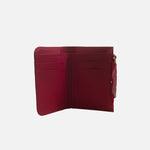 Billetera kamil de cuero para mujer - Rojo