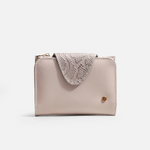 Billetera kamil de cuero para mujer - Taupe