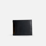 Billetera briston de cuero para hombre - Negro