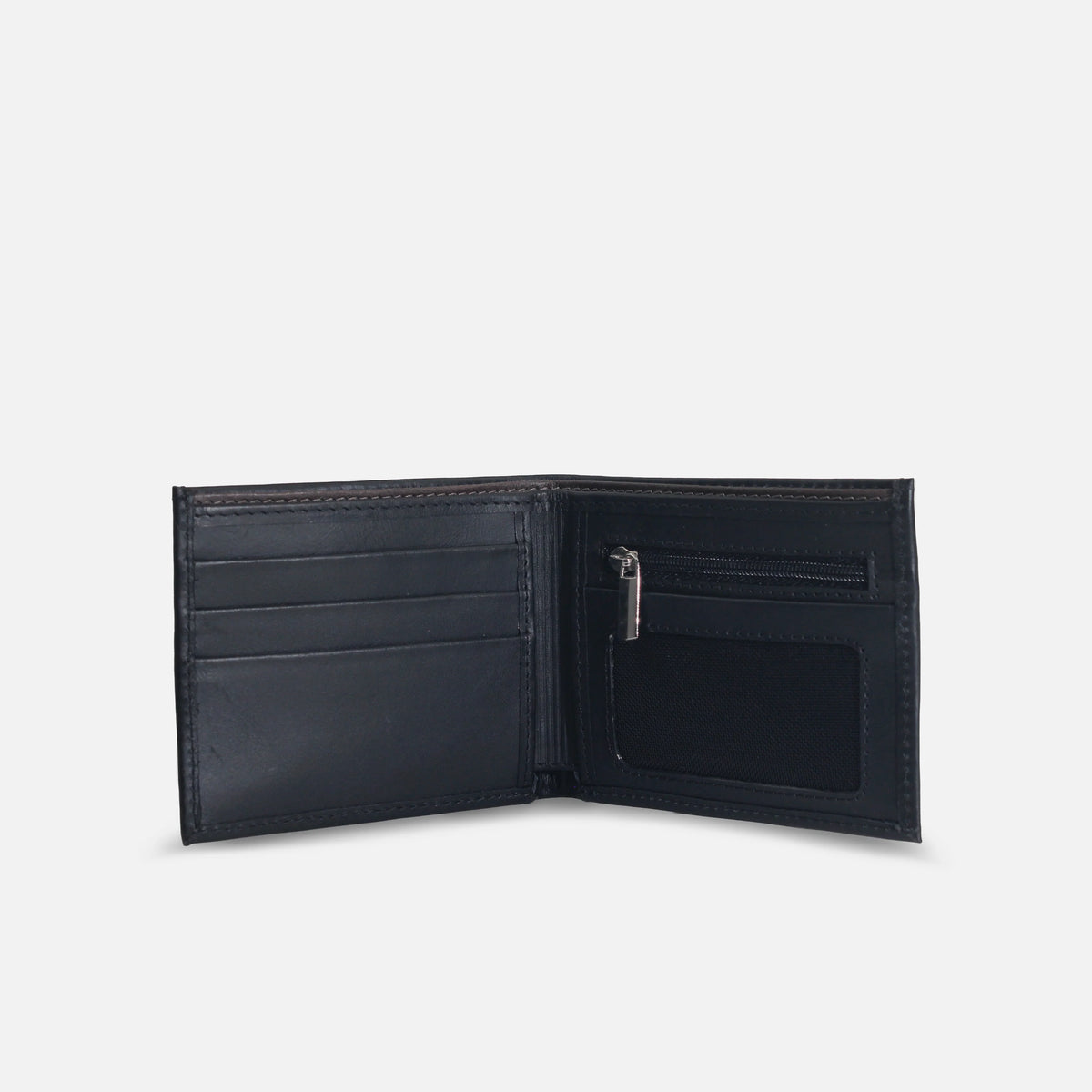 Billetera briston de cuero para hombre - Negro