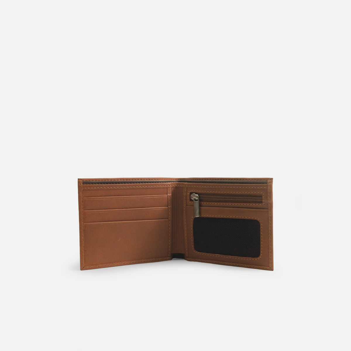 Billetera briston de cuero para hombre - Miel