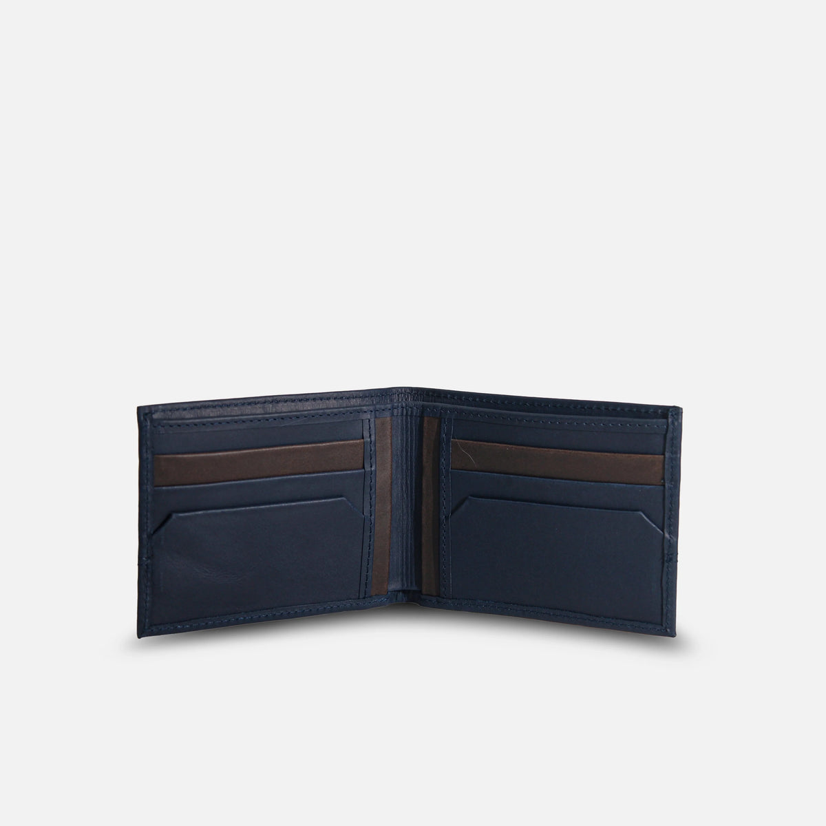Billetera rocco de cuero para hombre - Azul