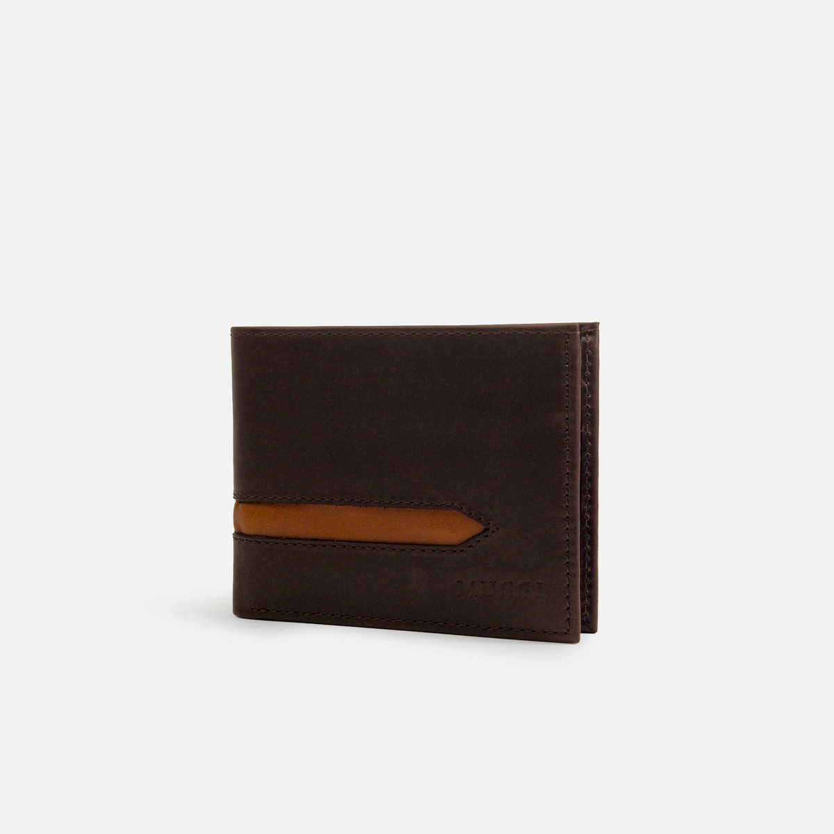 Billetera rocco de cuero para hombre - Café