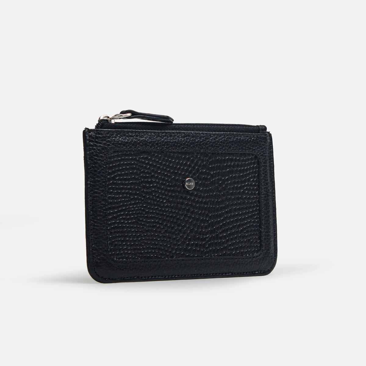Billetera brisa de cuero para mujer - Negro