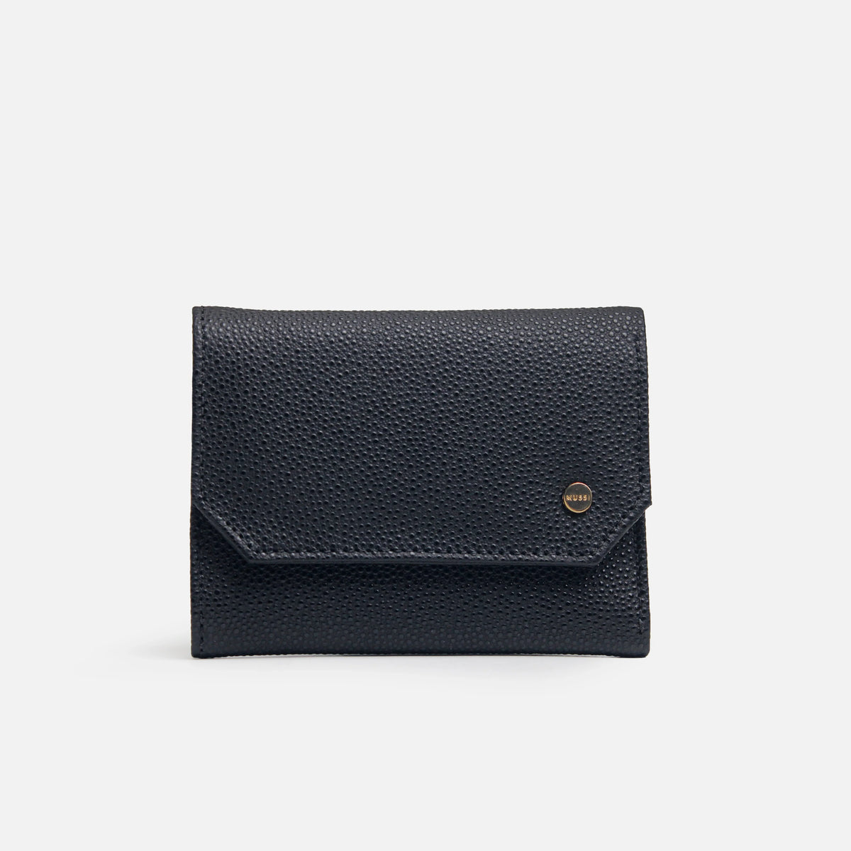 Billetera jazmin de cuero para mujer - Negro