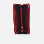 Billetera gardenia de cuero para mujer - Rojo