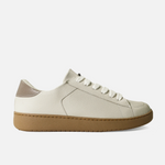 Tenis electro de cuero para mujer - Taupe