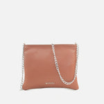 Bolso manos libres deniz de cuero para mujer - Miel