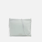 Bolso manos libres deniz de cuero para mujer - Menta