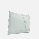 Bolso manos libres deniz de cuero para mujer - Menta