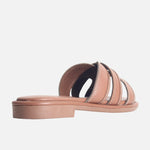 Sandalia plana tilda de sintético para mujer - Miel