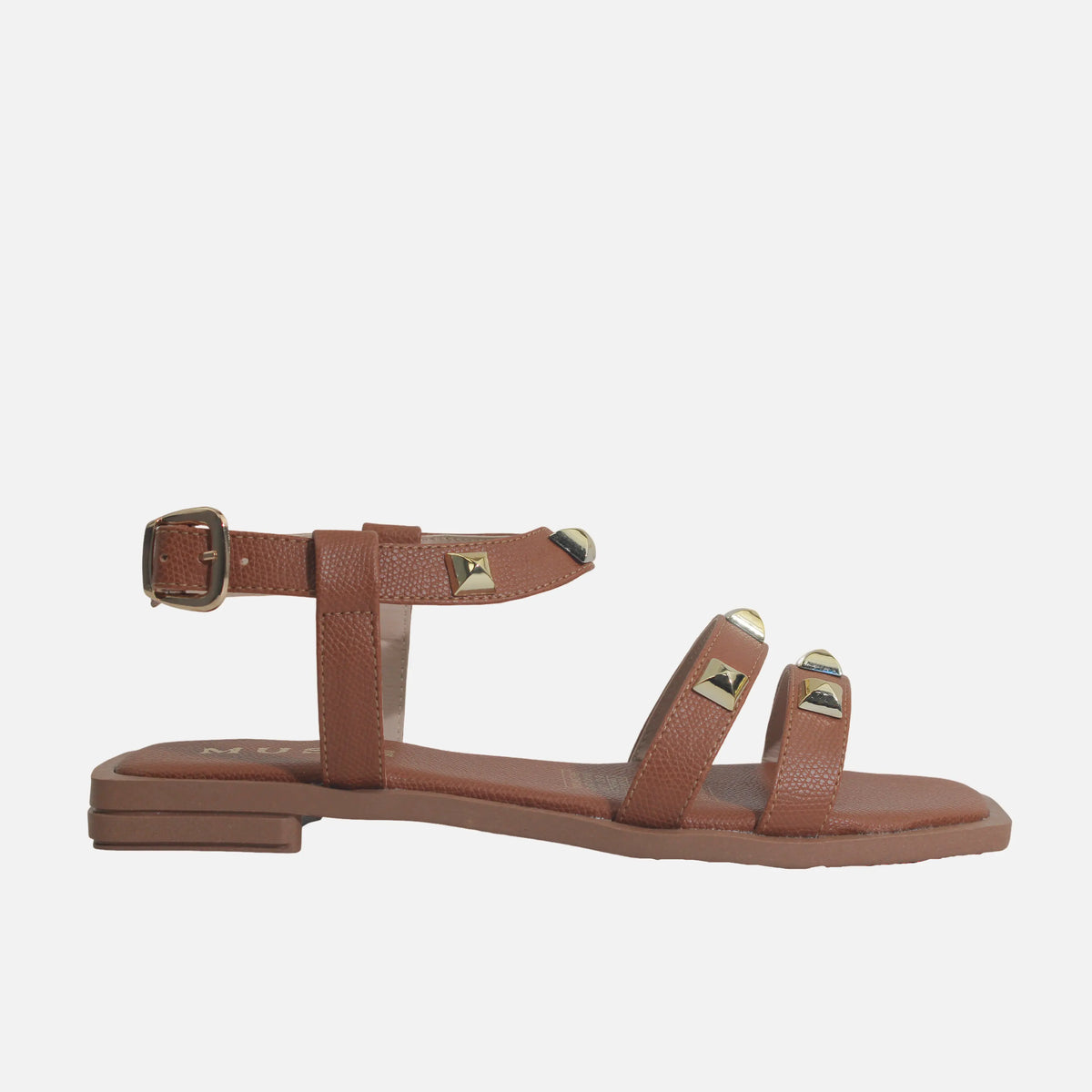 Sandalia plana sydney de sintético para mujer - Miel