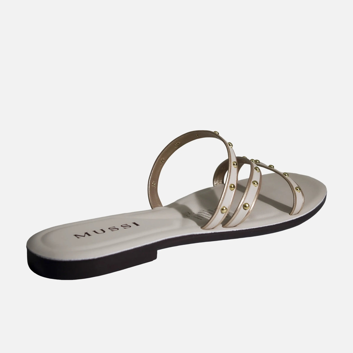 Sandalia plana camil de sintético para mujer - Beige
