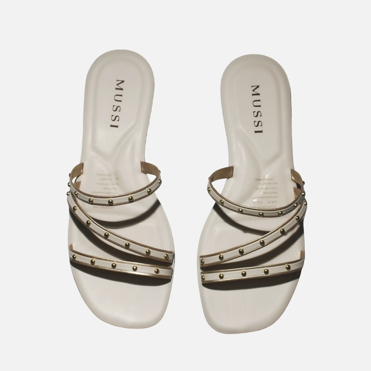 Sandalia plana camil de sintético para mujer - Beige
