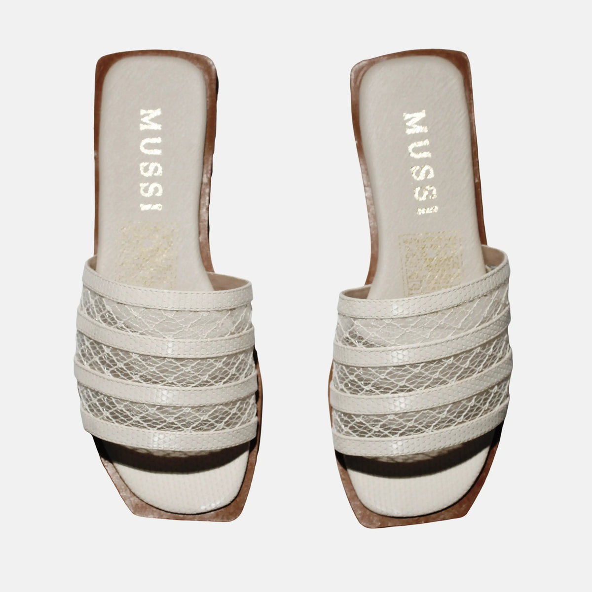 Sandalia plana eiden de sintético para mujer - Beige