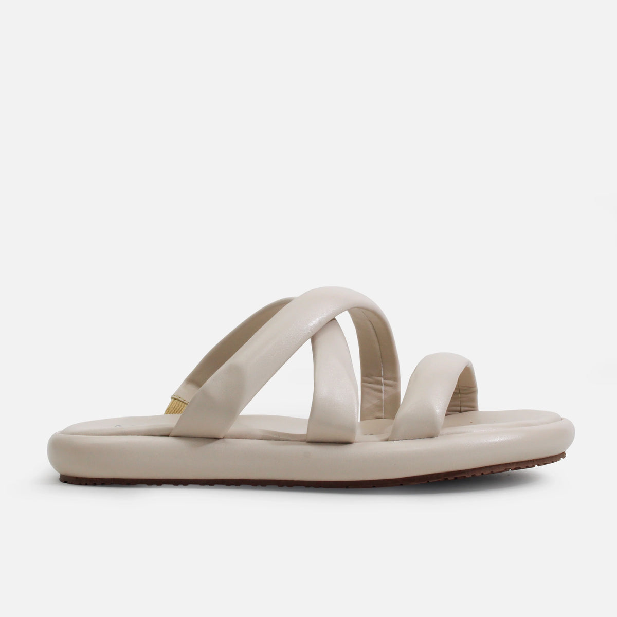 Sandalia flatform lorien de sintético para mujer - Beige
