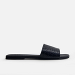 Sandalia plana gerbera de sintético para mujer - Negro