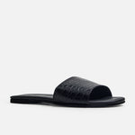 Sandalia plana gerbera de sintético para mujer - Negro
