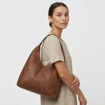 Cartera gabriela de cuero para mujer - Miel