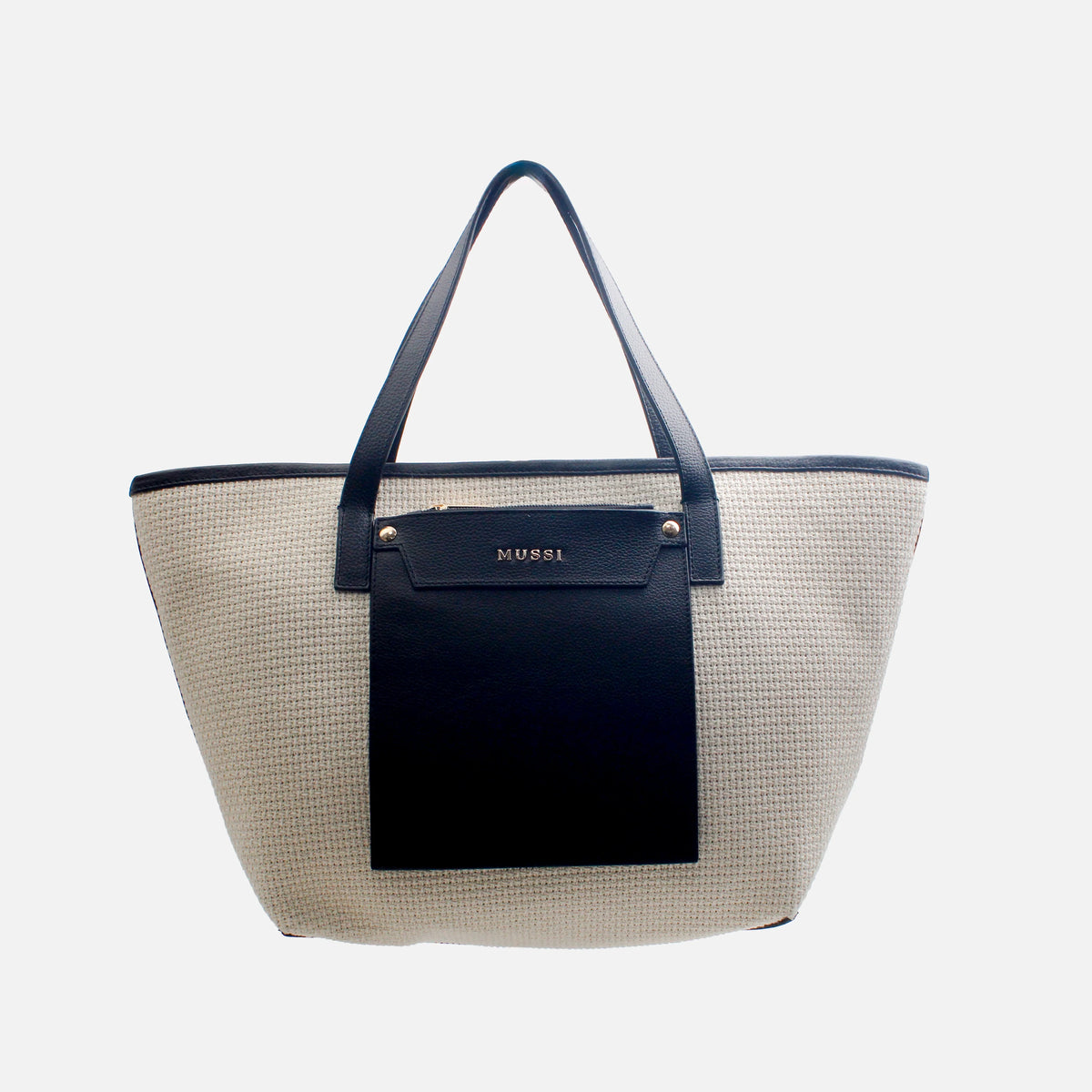 Cartera noelia de cuero para mujer - Negro
