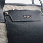 Cartera noelia de cuero para mujer - Negro