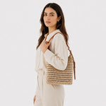 Cartera jacinta de sintético para mujer - Miel