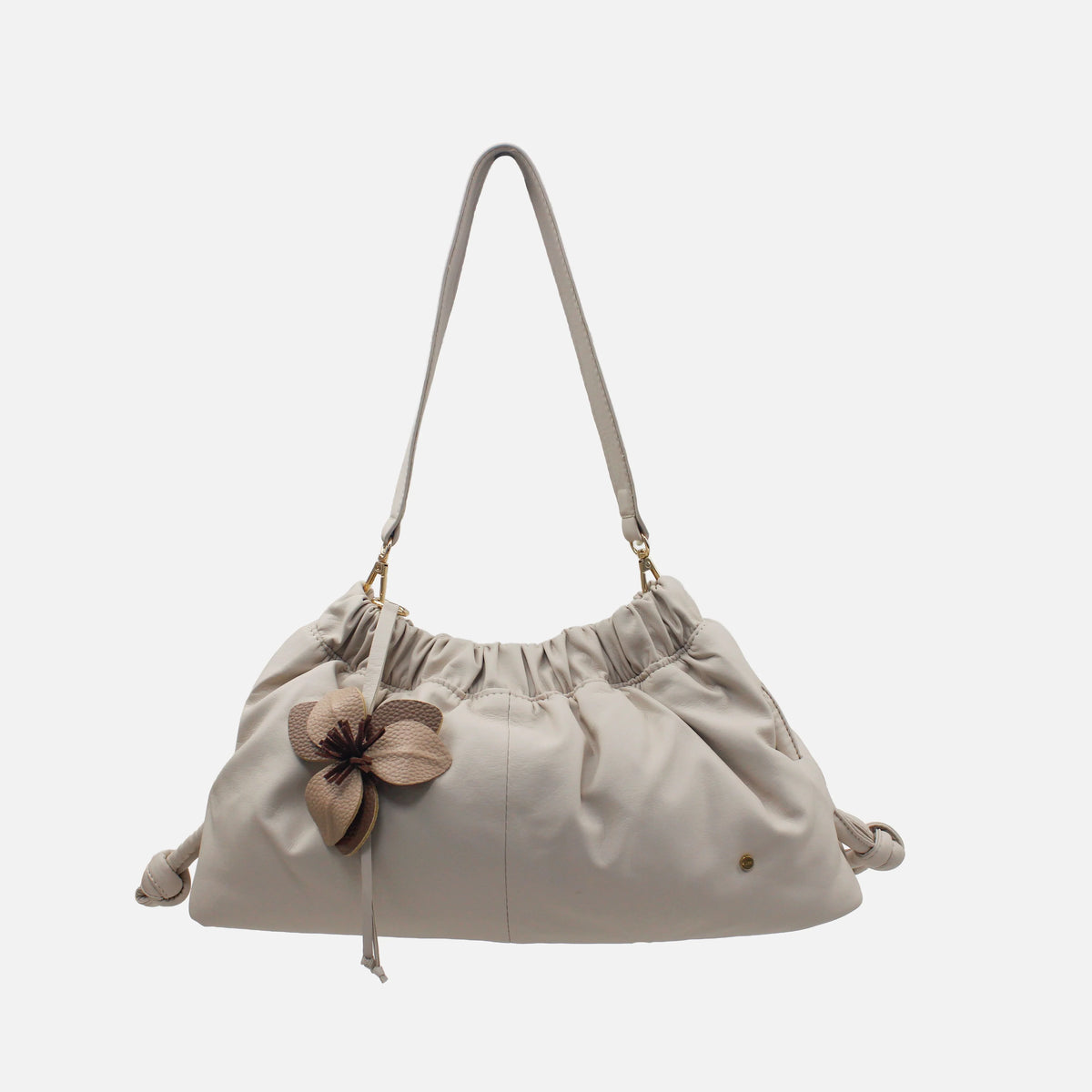 Cartera paola de sintético para mujer - Hueso