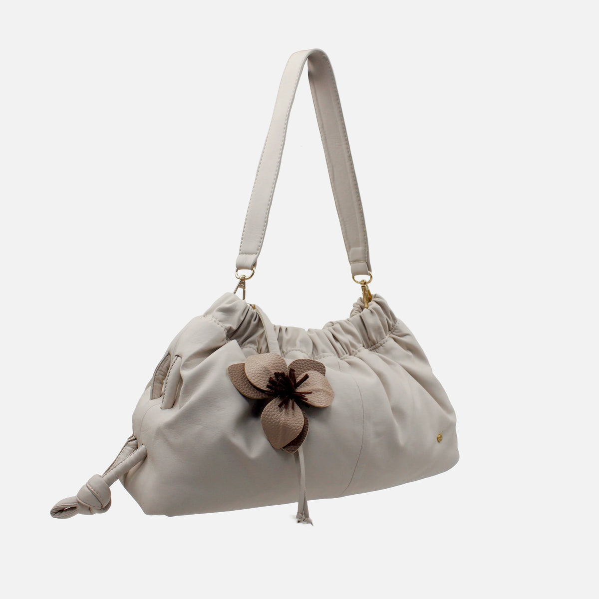 Cartera paola de sintético para mujer - Hueso