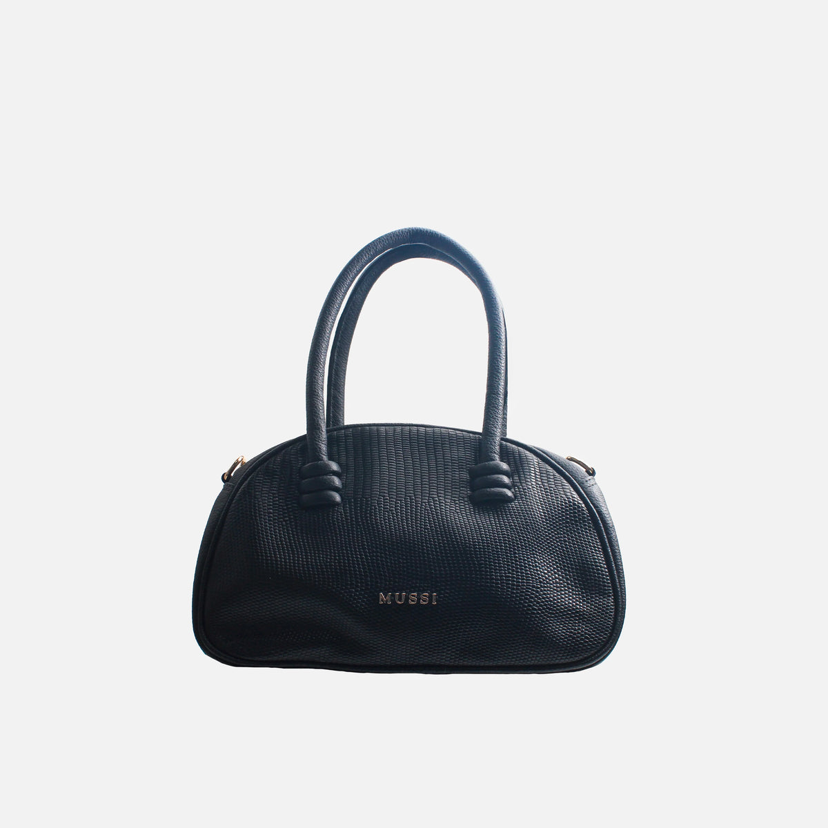 Baul marea de cuero para mujer - Negro