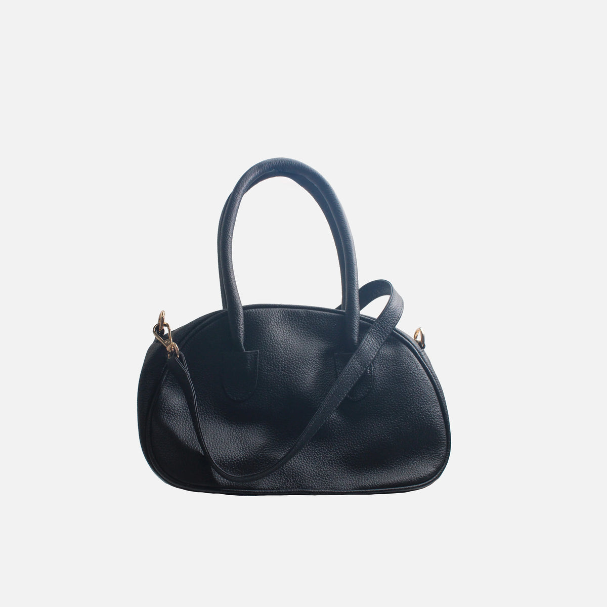 Baul marea de cuero para mujer - Negro